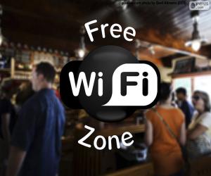 Puzzle Free wifi zone